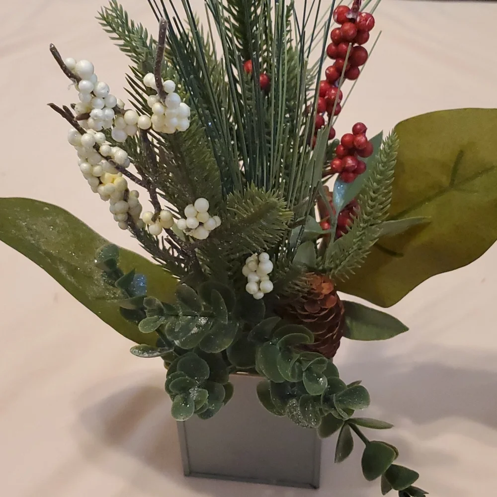 Faux Plant Tabletop Decor